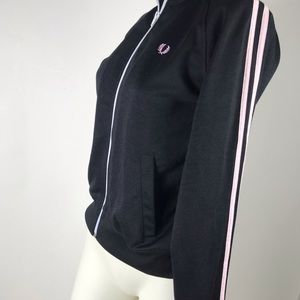 Fred Perry Black/Pink Track Jacket